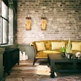 thumbnail image 5 of Mason Jar Lights with Flowers, Mason Jar Sconces for Wall Decor with 6-Hour Timer LED Fairy Light and Champagne Hydrangeas - for Farmhouse Kitchen Living Room Decor (Set of 2), 5 of 7