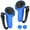 Blue, variant on Silicone Controller Grip Cover for Meta Quest 3S/3 - Adjustable Knuckle Straps, Compatible VR Accessories for Touch Controllers-Blue