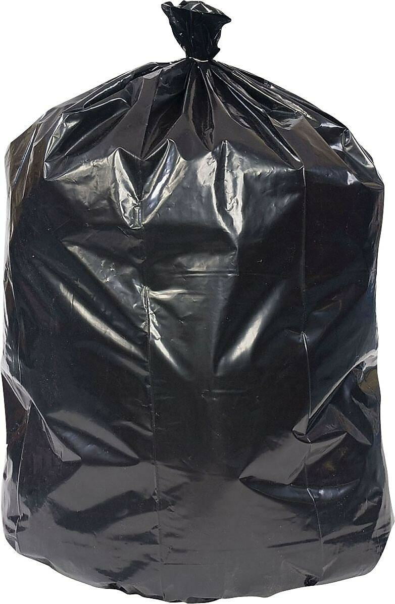 MyOfficeInnovations Trash Bags 55-60 Gallon 38x58 Low Density 1 Mil Clear 100 CT 