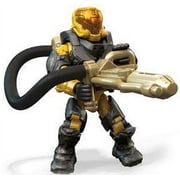 Halo 10th Anniversary Series Yellow Flame Marine Minifigure (No Packaging)