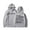 CT1 Grey, variant on Tfken Toddler Child Boys Sweatshirt Long Sleeve Hooded Letter Print Hoodies Cute Daily Wear Tops Child Size 5-6 Years