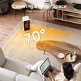 thumbnail image 2 of FLANUR Space Heater for Indoor Use, 1500W Portable Electric Heater with Thermostat, WiFi and APP Control, Overheat & Tip-Over Protection, 12H Timer,, 2 of 8