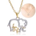 thumbnail image 1 of Collier pour Femmes Pendentif en Forme d'Éléphant Collier Charme pour la Fête des Mères, 1 of 9