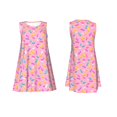 thumbnail image 7 of KLL Donut Pattern Womens Summer Dresses 2025,Loose Round Neck Sleeveless Sundresses Tank Dresses with Pockets, 7 of 7