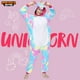 thumbnail image 2 of Pijama de unicornio Costume Spooktacular Creations para mujer adulta, color azul, 2 of 7