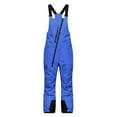 thumbnail image 3 of Krdevn Girls Insulated Bib Overalls - Waterproof Snow Pants for Toddler Kids, Winter Ski & Outdoor Play, Windproof Thermal Overalls,10-11 Years, 3 of 5