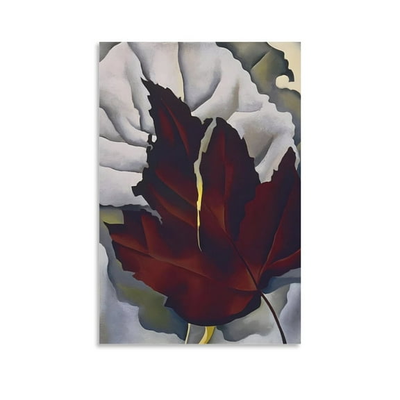 Pattern of Leaves by Georgia OKeeffe Painting Poster Print Photo Art Painting Canvas Poster Home Decorative Bedroom Modern Decor Posters Gifts 16x24inch(40x60cm)