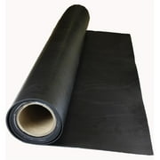 E. James 6040-1-8X6X10 6 in. x 10 ft. Neoprene Commercial Grade Rubber Roll - 40A Plain Backing - 0.125 in. Thickness