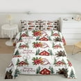 thumbnail image 2 of Homewish Cute Xma Reindeer Full Size Comforter Sets,Merry Christmas Bedding Comforter Set.Rustic Farmhouse Cabin Bedding Sets For Girl Boy,Super Cozy Room Decor Reversible,3 Pieces, 2 of 8