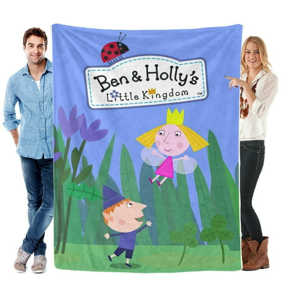 Ben and Holly Blanket Soft Bed Sofa Throw Lightweight Birthday Gift for Kids