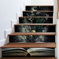 thumbnail image 3 of Halloween horror skull removable wall sticker, Peel and Stick Stair Stickers Decals- Self-Adhesive Stair Riser Stickers for Home Office School Decor 39.37" x 7.08", 3 of 9