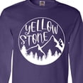 thumbnail image 4 of Inktastic Yellowstone National Park- Mountains Long Sleeve T-Shirt, 4 of 5