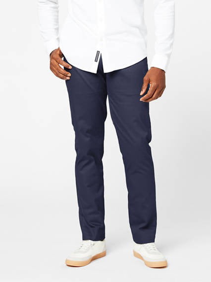 Pembroke  Blue Dockers Slim Tapered Modern Khaki Pants 32W x 30L 