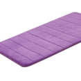 thumbnail image 2 of Bewildely Alfombrillas de terciopelo Coral antideslizante para sala de estar, alfombrilla para suelo interior, alfombrilla antideslizante para felpudo Decoración del hogar violeta Bewildely HA0561-04, 2 of 6
