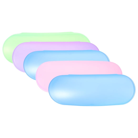 Homoyoyo 5Pack Plastic Sunglasses Case for Men and Women Dustproof and Portable
