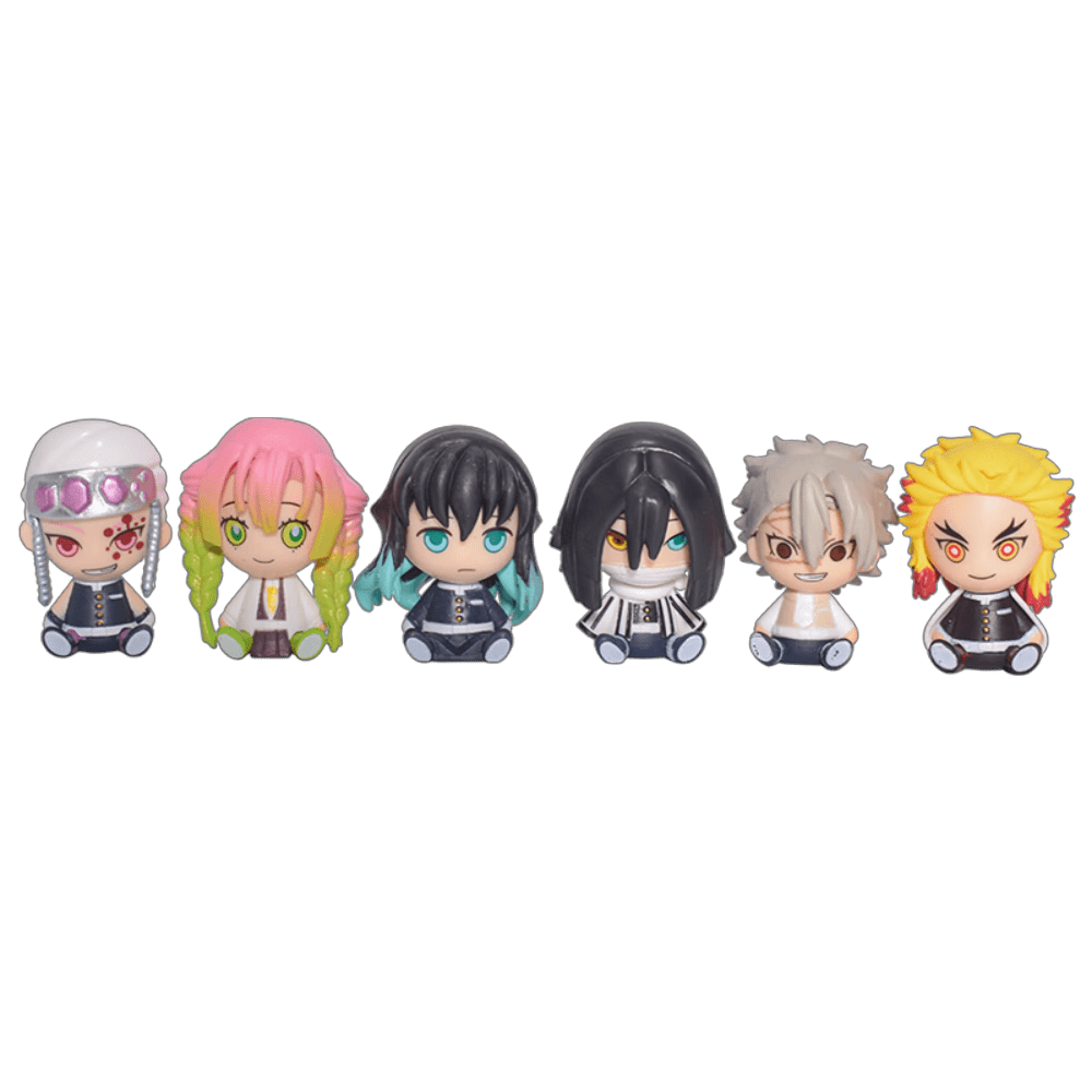 Buy Hakop Demon Slayer Action Figures 6PCS Sanemi Kyojuro Rengoku