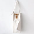 thumbnail image 1 of Hanging Canvas Tissue Holder with Custom Logo: Stylish Minimalist Design for Living Room, Car & Home Use – Durable Fabric Case for Easy Access Disposable Tissues (White), 1 of 6