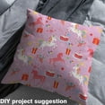 thumbnail image 2 of Castle Fairy Kawaii Unicorn Fabric by the Yard 3 Yard,Cartoon Animal Fabric for Sewing,Happy Birthday Room Decor Fabric by the Yard,Ultra Soft Cute Home Decor, 2 of 6