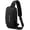 black, variant on Sling Bag for Men Anti-Theft USB Crossbody Backpack Waterproof Chest Daypack