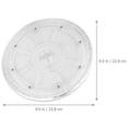 thumbnail image 2 of Qumonin 2pcs Mini Acrylic Turntable Small Cake Decorating Turntable 360-degree Rotating Spice Holder, 2 of 6
