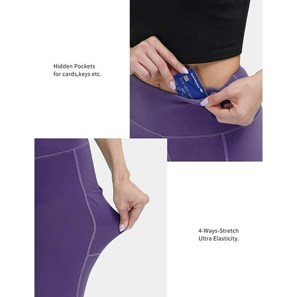 Yoga Pants for Women Leggings with Side Pockets Workout Running