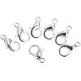 thumbnail image 2 of GHSDFBB Pince à Homard pour Fabrication de Bijoux, Lot de 100 Pinces à Homard Courbées Petit Crochet de Fixation Accessoires de Réparation pour Bijoux Artisanat DIY Bracelet Collier Boucles d'Oreilles, 2 of 7