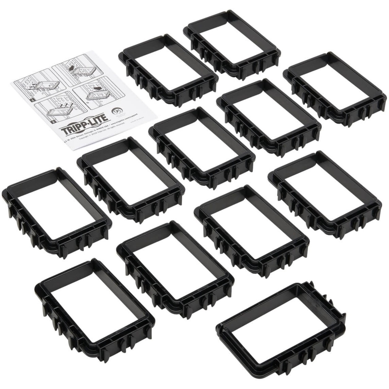 Eaton SRCABLERINGLG EATON TRIPP LITE SERIES CABLE MANAGEMENT D-RINGS FOR RACK ENCLOSURES - BUTTON MO