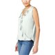 thumbnail image 1 of INC Blusa de punto con volantes para mujer, color blanco roto, extragrande, 1 of 1