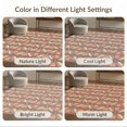 thumbnail image 7 of ODIKA Scroll Knot Dainty Delicate Border Trellis Scattered Coquette Ribbon Refined for Dining Room, Basement, Large Office, Non-Slip Chair-Friendly, 7 of 7