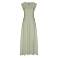 thumbnail image 4 of Vestido de tirantes de camisola sólida de manga corta con estilo de verano para mujer OAVQHLG3B Store lin121212, 4 of 4