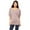Pebble Brown, variant on Bella + Canvas Ladies' Flowy Draped Sleeve Dolman T-Shirt - 8821