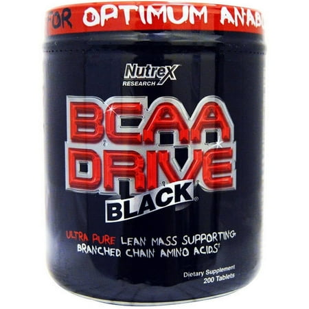 Nutrex BCAA Drive Black, 200 CT