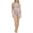 thumbnail image 2 of Calvin Klein Women's Floral Pleated High-Waist Swim Bottom (S, Cypress Shimmer), 2 of 2