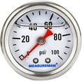 thumbnail image 7 of MEASUREMAN 1-1/2" Dial Size, 304 Stainless Steel case, Liquid Filled Fuel Pressure Gauge, 0-100Psi, 3-2-3%, 1/8"NPT Center Back Mount, 7 of 7
