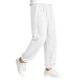thumbnail image 4 of Niños pantalones niñas Color sólido suelto de ajuste casual deportivo cónico con bolsillos laterales cintura Niños niñas vestido pantalones, 4 of 7