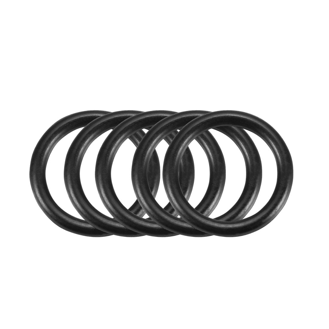 150Pcs Black 12mm x 1.5mm Nitrile Rubber O Ring NBR Oil Sealing