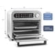 thumbnail image 4 of Horno de convección Elite Gourmet EAF1010D de 10 L, programable, con 8 ajustes de menú, controles de temperatura y temporizador, horneado, tostado, asado y freidora de aire, 1500 W con recetas, exter, 4 of 5