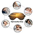 thumbnail image 7 of Goofa Sunflower Sunset Rainfall Printed Sleep Eye Mask for Men Women, Zero Eye Pressure Sleeping Mask, Light Blocking Night Blindfold, Soft Eye Shade Cover, 7 of 7