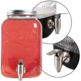 thumbnail image 2 of Jinsinto Stainless Steel Beverage Dispenser, Durable Replacement Faucet, Push Style, 2 Pack, 2 of 5