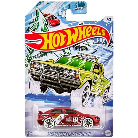Hot Wheels 2023 Holiday Hot Rods 2008 Lancer Evolution Diecast Cars