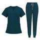 thumbnail image 2 of Conjunto de Uniforme para Enfermería, Trajes de Trabajo de Enfermería, Pantalones Superiores de Enfermera, Ropa de Trabajo Cómoda para Peluquero de Ma XL, 2 of 8