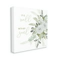thumbnail image 3 of Stupell It Is Well With My Soul White Roses Botanical & Floral Painting Gallery Wrapped Canvas Print Wall Art, 3 of 7