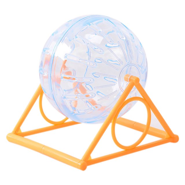 Hamster Ball Plastic Silent Hamster Running Ball Animal Exercise Ball with Stand