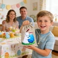 thumbnail image 4 of RKSTN Polyester basket Easter-themed Gift Bags And Featuring Rabbits And Easter Egg Patterns On A Burlaps-like Fabric And Perfects For Holiday Parties And Decorations room decor, 4 of 5