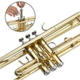 thumbnail image 2 of Topcobe Glarry Brass Trumpet, Trumpet Bb with Pro Case +Care Kit, Gold Trumpet for Standard Student or Beginner, 2 of 10