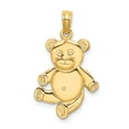 thumbnail image 4 of FB Jewels 14K Yellow Gold 3D Teddy Bear High Polish Pendant, 4 of 4