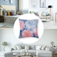 thumbnail image 5 of BANET Pink Blue Flowers Pillowcase for Hair and Skin, Pillow Cases Cover Hidden Zipper, Hypoallergenic Pillow Cases Set of 2 24x24in, 5 of 7