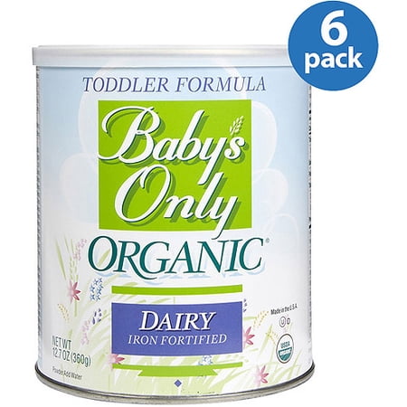 Baby's Only Organic Dairy Iron-Fortified Powder Toddler Formula, 12.7 oz, (Pack of 6)