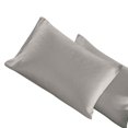 thumbnail image 3 of Funda de almohada tipo sobre de 2 uds., Funda de almohada rectangular de poliéster sólido para dormitorio, funda protectora de almohada de oficina en casa Inevent JJ13690-06, 3 of 3