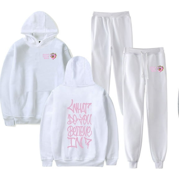 Rag'n'Bone Man What Do You Believe In Merch Hoodie and SWEATPANTS set pop print Unisex Casual Street Clothing